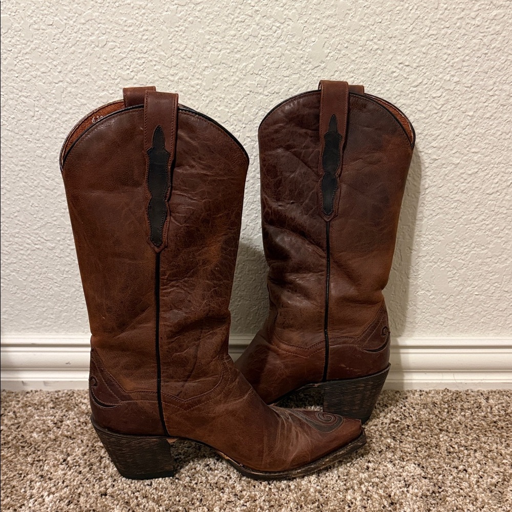 Dan Post Western Cowboy Boots - Picture 3 of 9